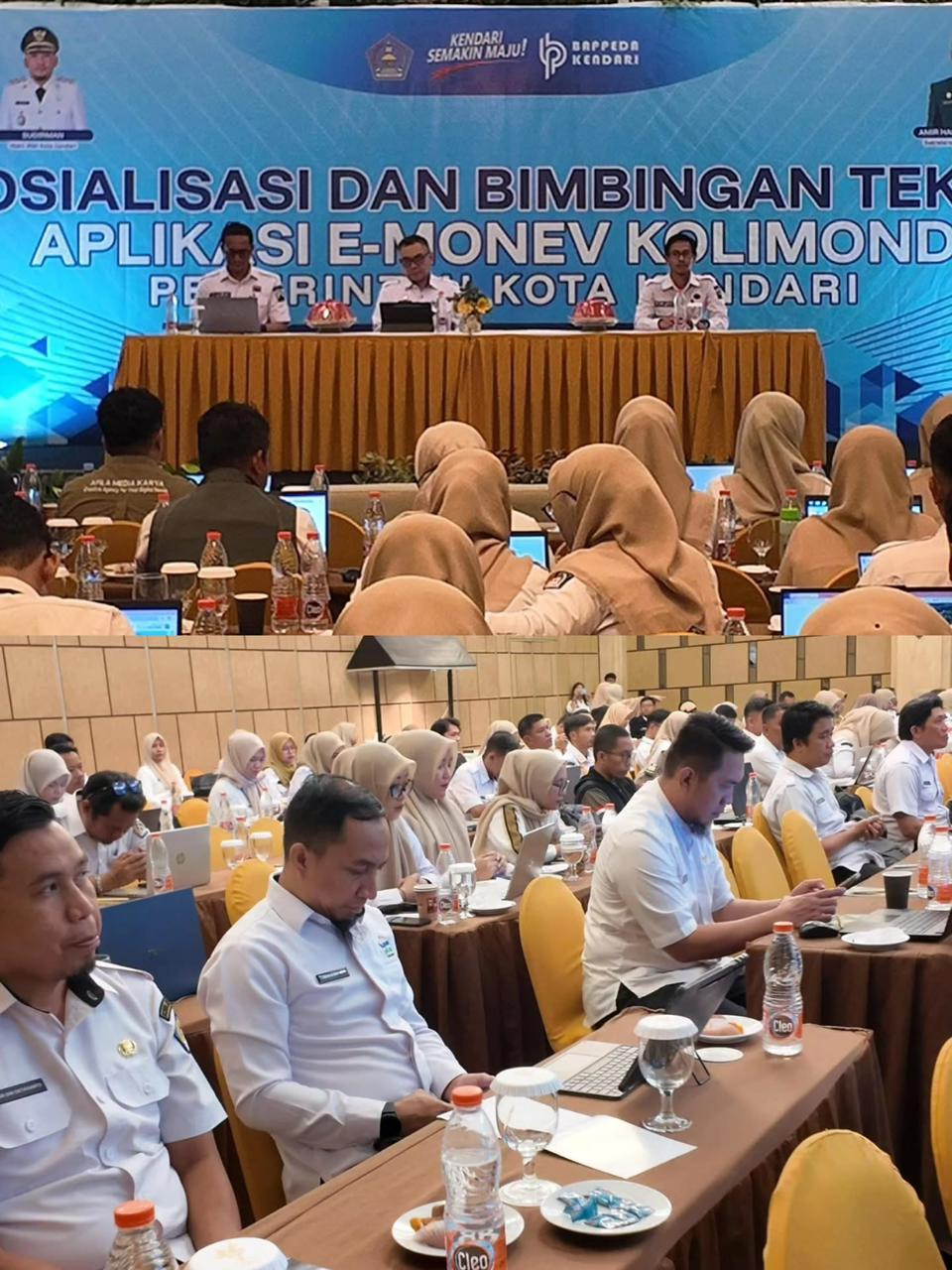 Sosialisasi dan Bimbingan Teknis (Bimtek) Melaksanakan Sosialisasi dan Bimtek Taknis (bimtek) Aplikasi E-Money Kolimundi bagi Seluruh Tenaga Perencana Lingkup Pemerintah Kota Kendari.